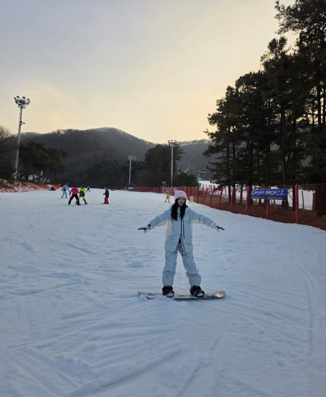 지산보드강습 처음 배우…