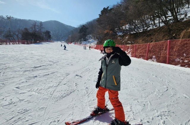 지산어린이 스키강습