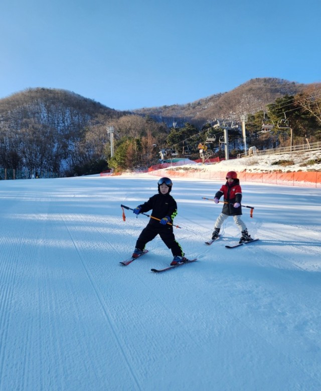 지산어린이 스키강습
